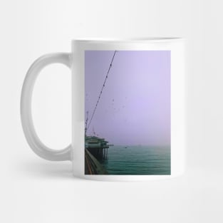 Santa Barbara Beach Pier Harbor Mug